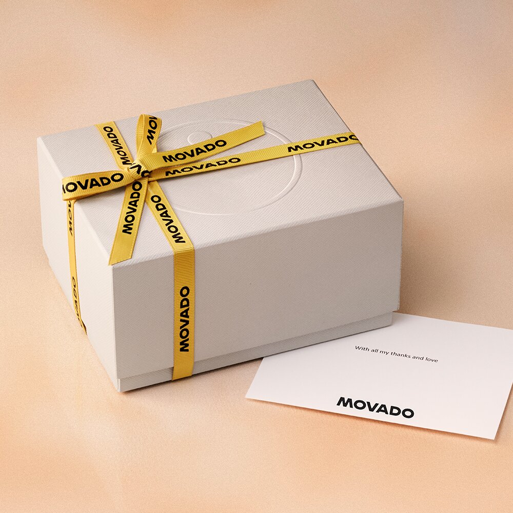 Movado gift box and note card